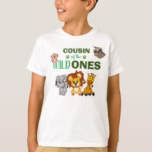 Camiseta Gemidos Animais Safari Selvagens e Cute Selva Prim