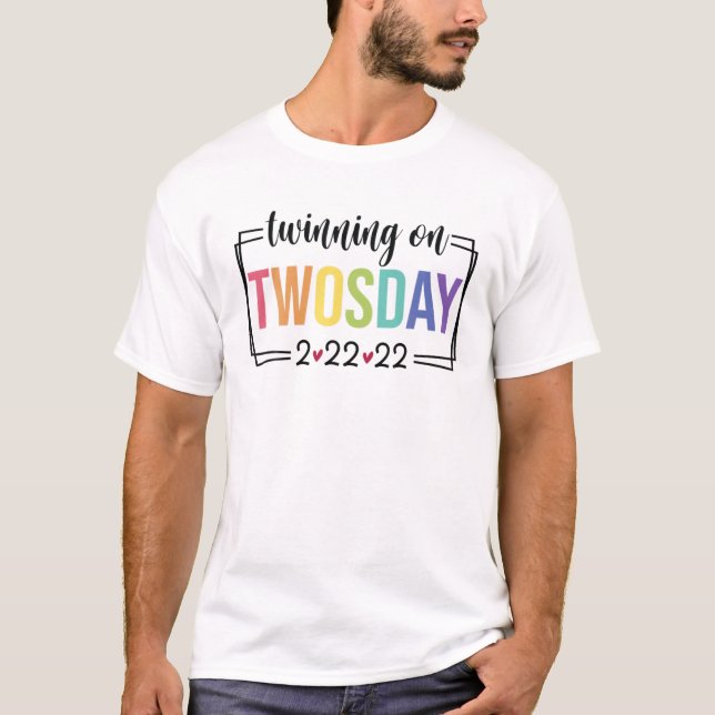 Camiseta Geminação 22 Terça-Feira 22 De Fevereiro De 2022 E (Frente)