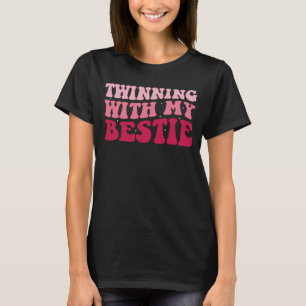 Camiseta Geminação Com Meu Bestie Engraçado Dia dos Gêmeos