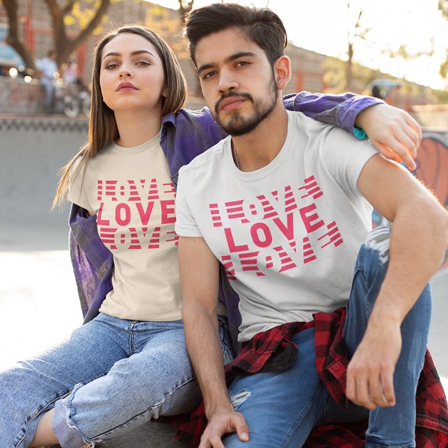 Camiseta Geminação no Amor (Couples twinning in same designs t-shirt)