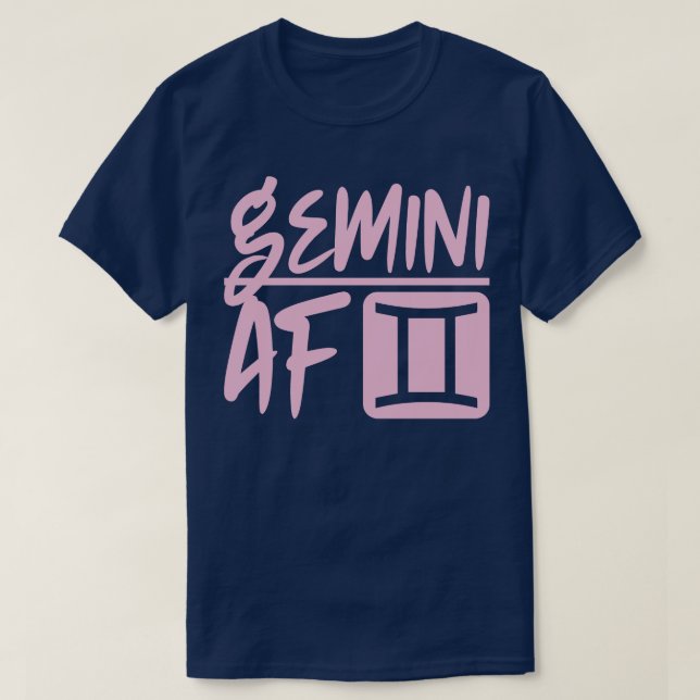 Camiseta Gemini AF 1 (Frente do Design)
