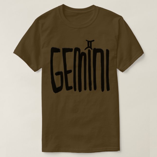 Camiseta Gemini Birthday Gemini Zodiac (Frente do Design)
