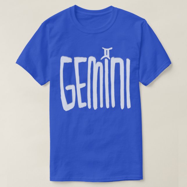 Camiseta Gemini Birthday Gemini Zodiac Sinal Gemini (Frente do Design)