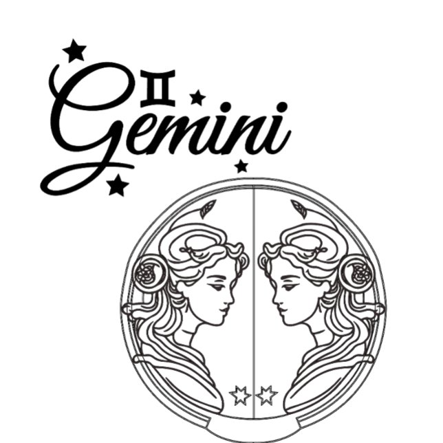 Camiseta "Gemini" colorido (Criador carregado)