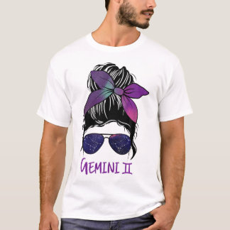 Camiseta Gemini Girl Birthday Gemini Zodiac