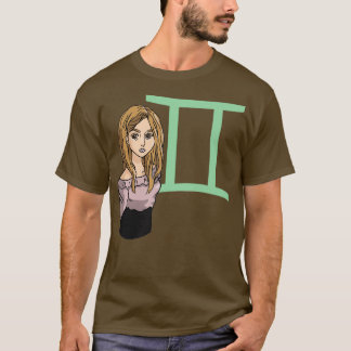 Camiseta Gemini Girl Green