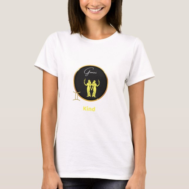 Camiseta Gemini Horoscope T-Shirt (Frente)