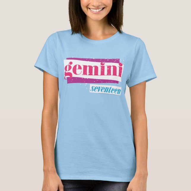 Camiseta Gemini Rosa (Frente)