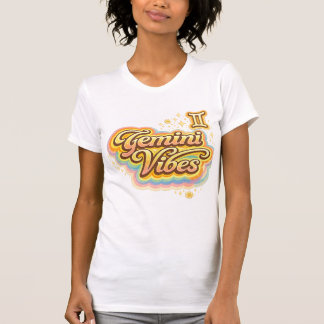 Camiseta Gemini Vibes Retro Zodiac | Astrólogo Nas