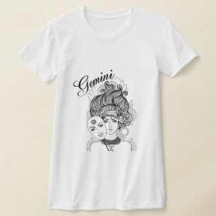 Camiseta Gemini Zodiac Design