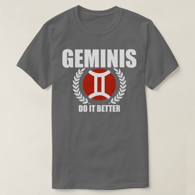 Camiseta Geminis Faz Melhor (Frente do Design)