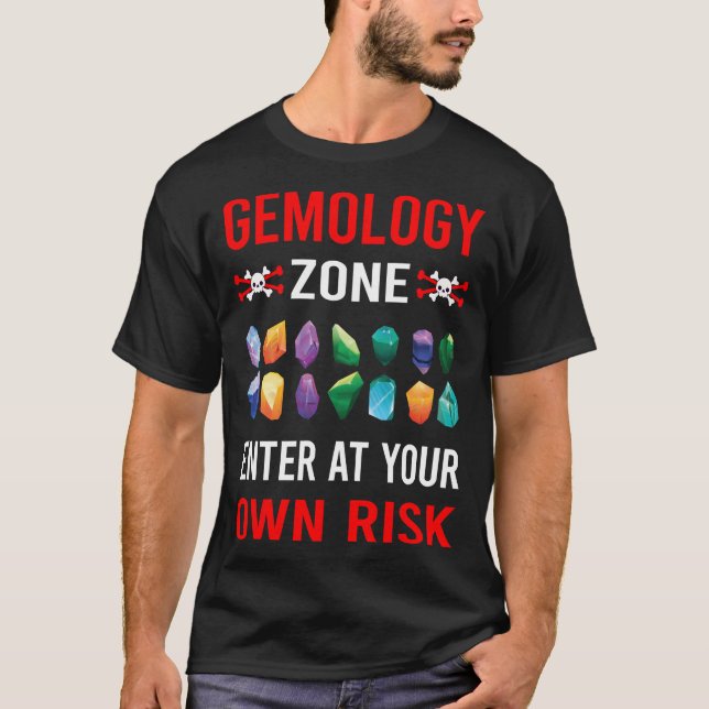 Camiseta Gemologista da Zona de Risco (Frente)