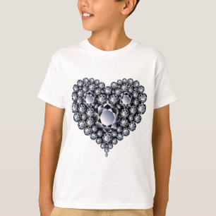 Camiseta Gems do Coração de Ouros Negros