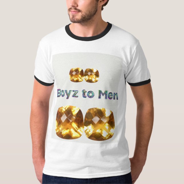 Camiseta Gemstone Glow Up: Boyz to Men Wall Art (Frente)