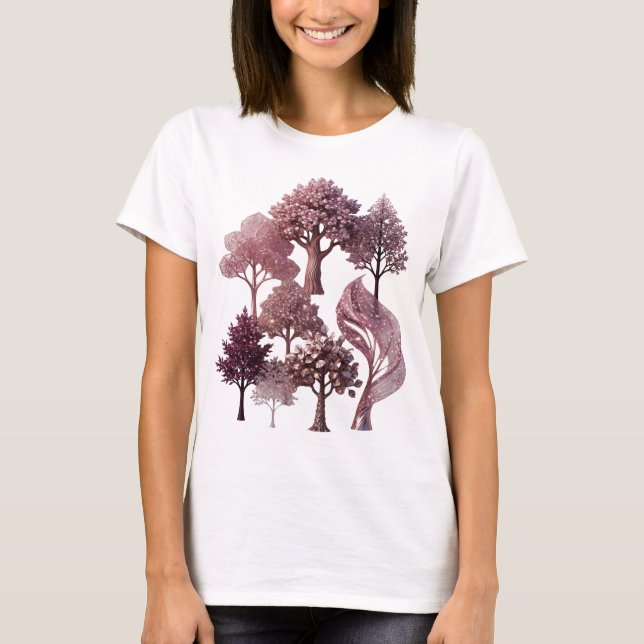 Camiseta GEMSTONE TREES Prata Afiada (Frente)