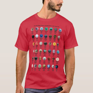 Camiseta Gemstones e Cristais