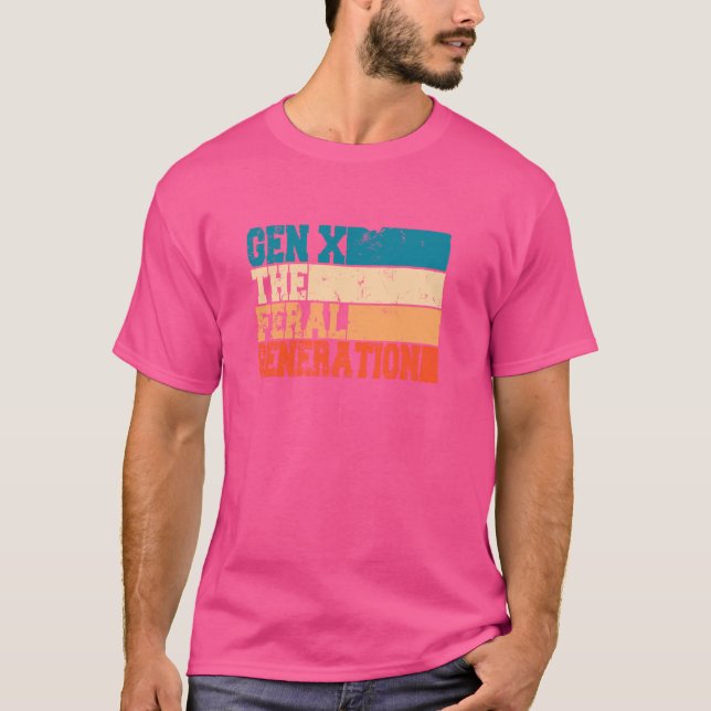 Camiseta gen X a geração selvagem (Frente)