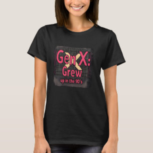 Camiseta Gen X cresceu nos anos 90 na Nostalgia retrorrefle
