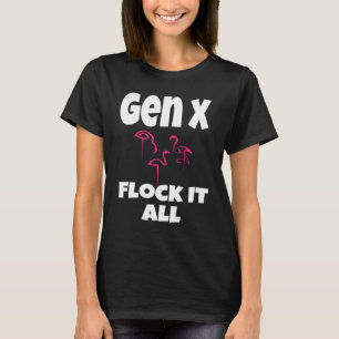 Camiseta Gen X Flock It All Flamingo Generation X Dizendo H