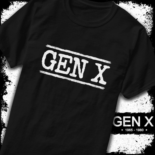 Camiseta Gen X Gen Xer Generation X Gen X (Criador carregado)