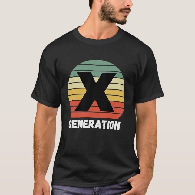 Camiseta Gen x Generation x ~ 1964 1980 (Frente)