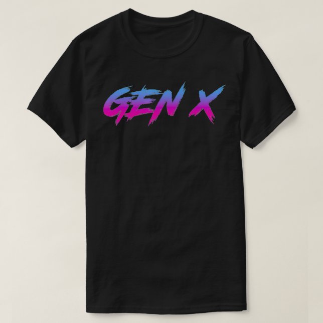 Camiseta Gen X Generation X Retro inverno  (Frente do Design)