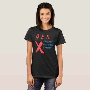 Camiseta Gen X Levantado Com Água Da Tubagem E Negligenciad