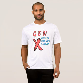 Camiseta Gen X Levantado Com Água Da Tubagem E Negligenciad