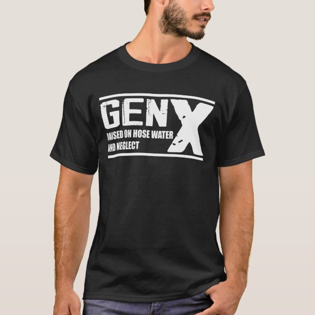 Camiseta GEN X Levantado Sobre A Água Da Mão E Negligenciad (Frente)
