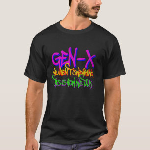 Camiseta Gen X Nós não estamos jurando - geração retrô Xers