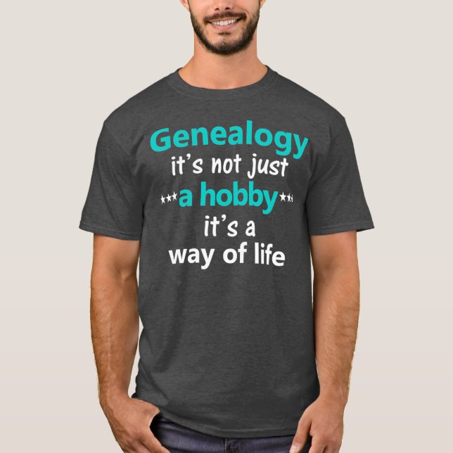 Camiseta Genalogia Engraçada Ancestralidade Ancestral Histó (Frente)