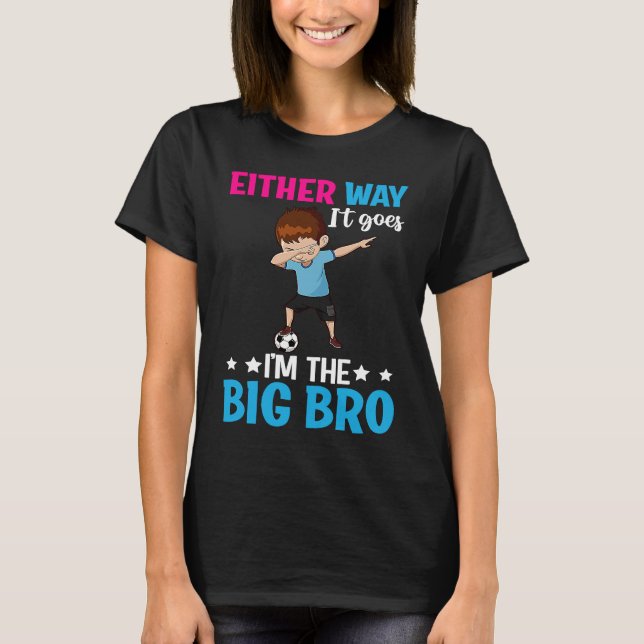 Camiseta Gender Announcement Either Way it goes  I'm The Bi (Frente)