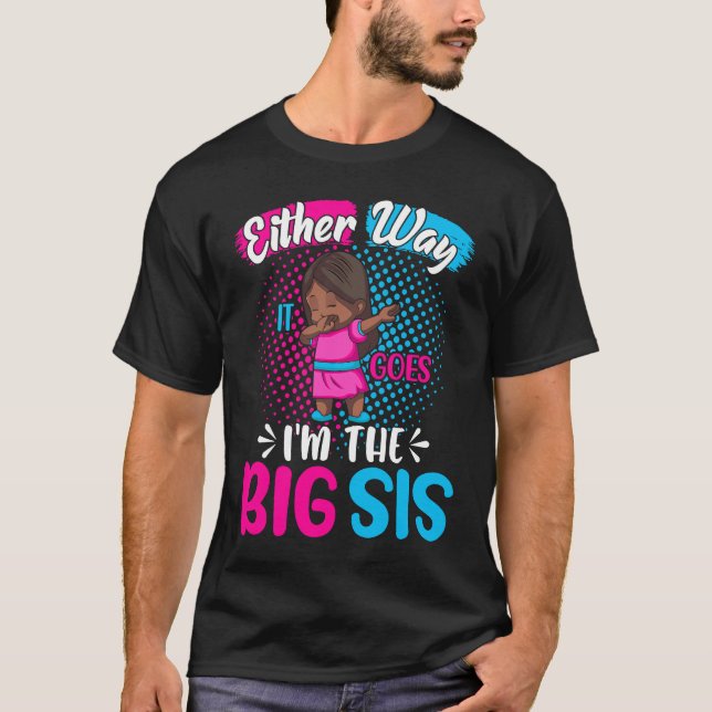 Camiseta Gender Announcement Either Way it goes  I'm The Bi (Frente)