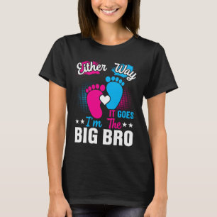 Camiseta Gender Announcement Either Way it goes I'm The Bi