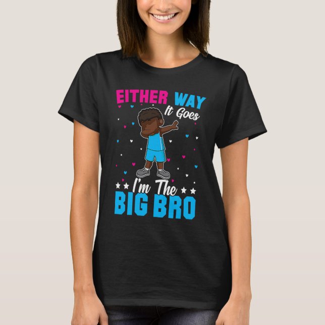 Camiseta Gender Announcement Either Way it goes  I'm The Bi (Frente)