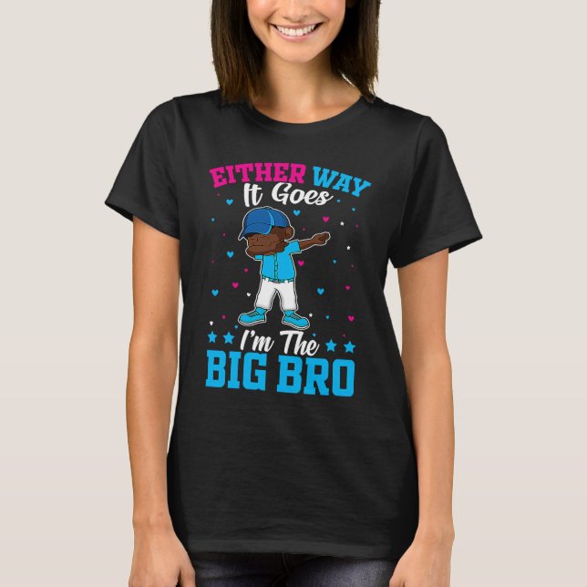 Camiseta Gender Announcement Either Way it goes  I'm The Bi (Frente)