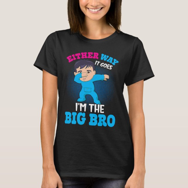 Camiseta Gender Announcement Either Way it goes  I'm The Bi (Frente)