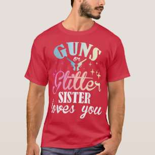 Camiseta Gender Reveal Boy or Girl Sister Loves You Matchin