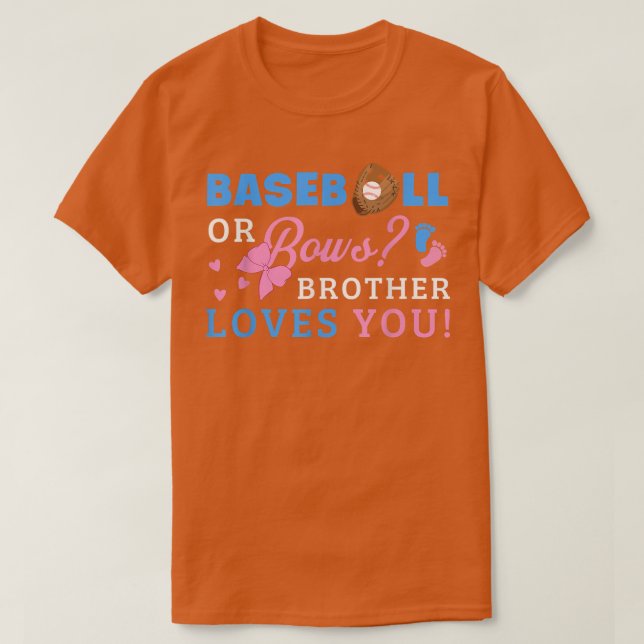 Camiseta Gender Reveal Brother  (Frente do Design)