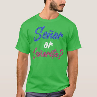 Camiseta Gender Reveal Gifts for Cinco De Mayo Meican Guita