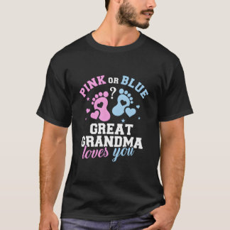 Camiseta Gender Reveal Great Grandma