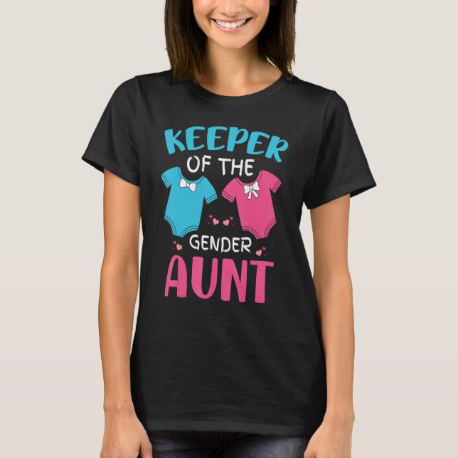 Camiseta Gender Reveal Keeper Of The Gender 10 (Frente)