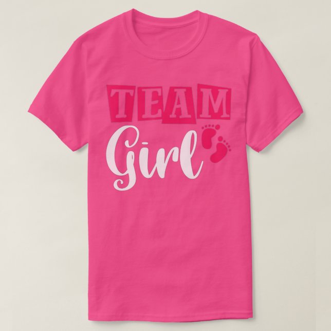Camiseta Gender Reveal Party Team Girl (8)  (Frente do Design)