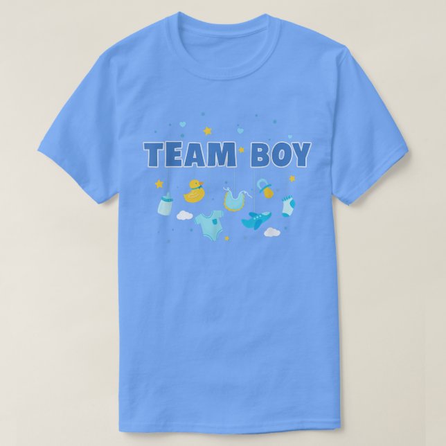Camiseta Gender Reveal Team Boy 528 (Frente do Design)