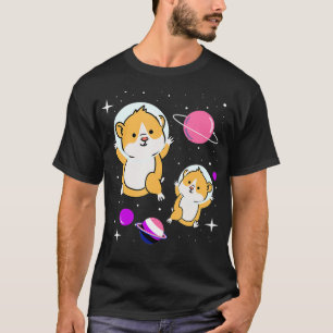 Camiseta Genderfluid Hamster In Space Genderfluid Pride