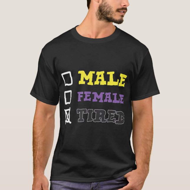 Camiseta Genderfluido Androgina com ar livre (Frente)