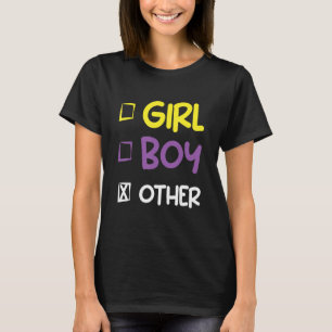 Camiseta Genderfluido do Orgulho Não-binário Direitos de Gê