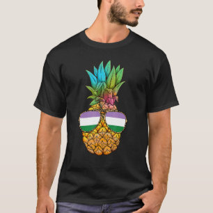 Camiseta Genderqueer Pride Flag Pineapple Genderqueer