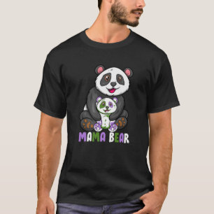 Camiseta Genderqueer Pride Mama Bear Mom Ally LGBTQ
