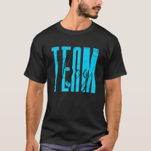 Camiseta Genê de Chá de fraldas do Time Boy Incrível Pais